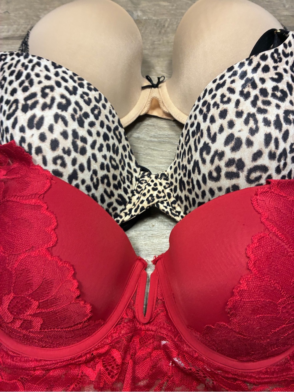 Joyspun Gillian O’Malley Marilyn Monroe 3 Underwired Bras Lace Push Up Lined - Picture 5 of 10
